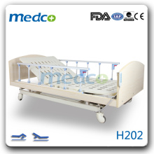 H202 Hot! Two functions electric homecare patient bed with wheels